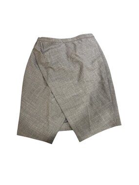 J.Crew 365 Asymmetrical Wool Pencil Skirt Gray NWT Petite 4